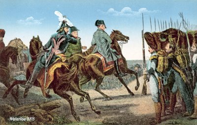 Waterloo 1815, Napoléon passe en revue ses gardes - European School